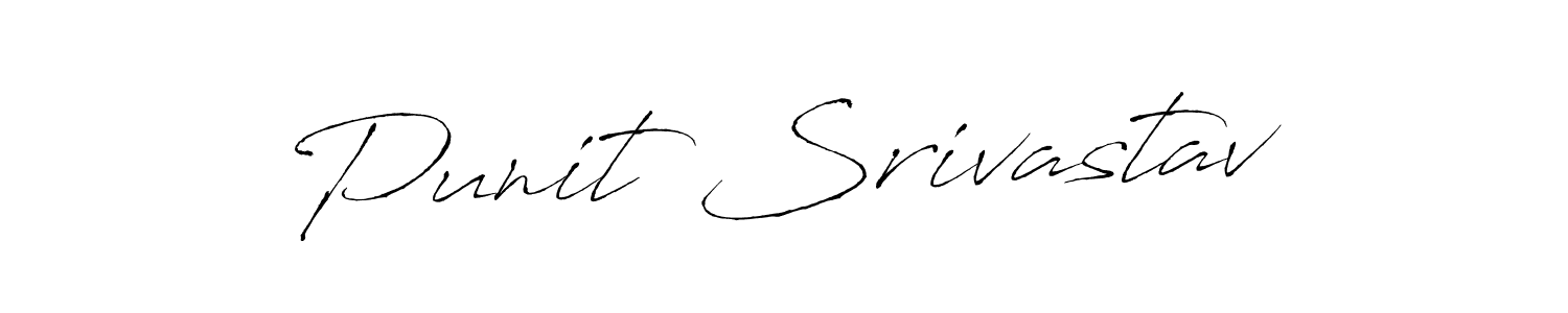 Make a beautiful signature design for name Punit Srivastav. With this signature (Antro_Vectra) style, you can create a handwritten signature for free. Punit Srivastav signature style 6 images and pictures png