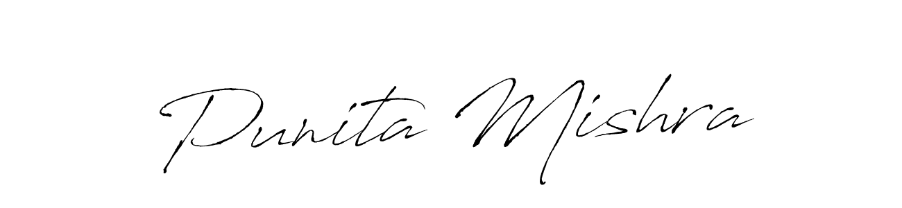 Create a beautiful signature design for name Punita Mishra. With this signature (Antro_Vectra) fonts, you can make a handwritten signature for free. Punita Mishra signature style 6 images and pictures png