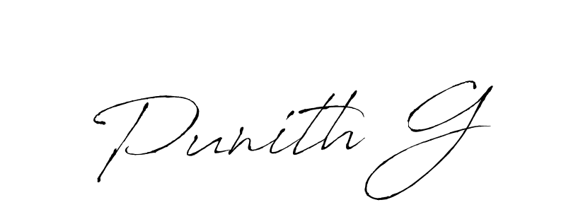 The best way (Antro_Vectra) to make a short signature is to pick only two or three words in your name. The name Punith G include a total of six letters. For converting this name. Punith G signature style 6 images and pictures png