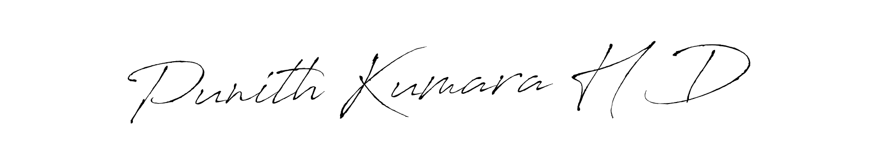 You should practise on your own different ways (Antro_Vectra) to write your name (Punith Kumara H D) in signature. don't let someone else do it for you. Punith Kumara H D signature style 6 images and pictures png
