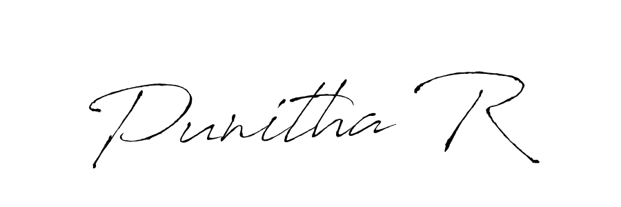 You should practise on your own different ways (Antro_Vectra) to write your name (Punitha R) in signature. don't let someone else do it for you. Punitha R signature style 6 images and pictures png