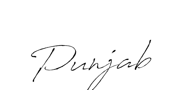 Design your own signature with our free online signature maker. With this signature software, you can create a handwritten (Antro_Vectra) signature for name Punjab. Punjab signature style 6 images and pictures png