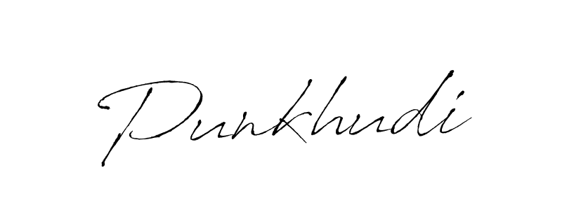 Use a signature maker to create a handwritten signature online. With this signature software, you can design (Antro_Vectra) your own signature for name Punkhudi. Punkhudi signature style 6 images and pictures png