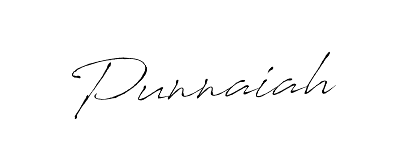 Make a beautiful signature design for name Punnaiah. With this signature (Antro_Vectra) style, you can create a handwritten signature for free. Punnaiah signature style 6 images and pictures png