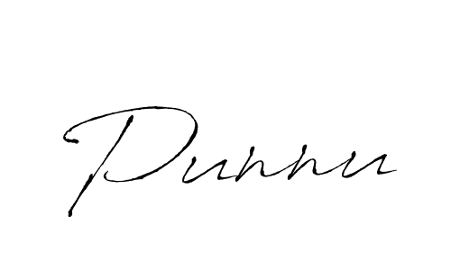 Create a beautiful signature design for name Punnu. With this signature (Antro_Vectra) fonts, you can make a handwritten signature for free. Punnu signature style 6 images and pictures png