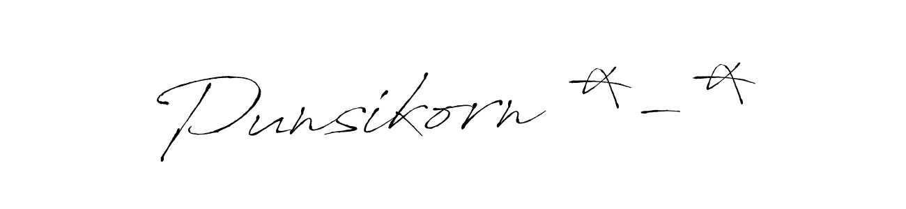 Similarly Antro_Vectra is the best handwritten signature design. Signature creator online .You can use it as an online autograph creator for name Punsikorn *-*. Punsikorn *-* signature style 6 images and pictures png