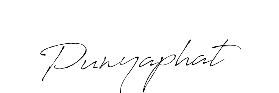 Punyaphat stylish signature style. Best Handwritten Sign (Antro_Vectra) for my name. Handwritten Signature Collection Ideas for my name Punyaphat. Punyaphat signature style 6 images and pictures png