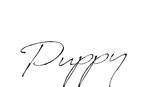 How to make Puppy name signature. Use Antro_Vectra style for creating short signs online. This is the latest handwritten sign. Puppy signature style 6 images and pictures png