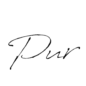 Create a beautiful signature design for name Pur. With this signature (Antro_Vectra) fonts, you can make a handwritten signature for free. Pur signature style 6 images and pictures png