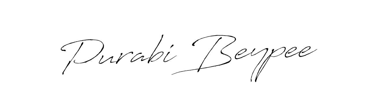 Also You can easily find your signature by using the search form. We will create Purabi Beypee name handwritten signature images for you free of cost using Antro_Vectra sign style. Purabi Beypee signature style 6 images and pictures png