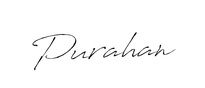 Also we have Purahan name is the best signature style. Create professional handwritten signature collection using Antro_Vectra autograph style. Purahan signature style 6 images and pictures png