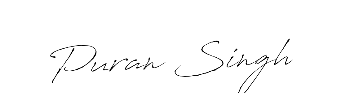 The best way (Antro_Vectra) to make a short signature is to pick only two or three words in your name. The name Puran Singh include a total of six letters. For converting this name. Puran Singh signature style 6 images and pictures png