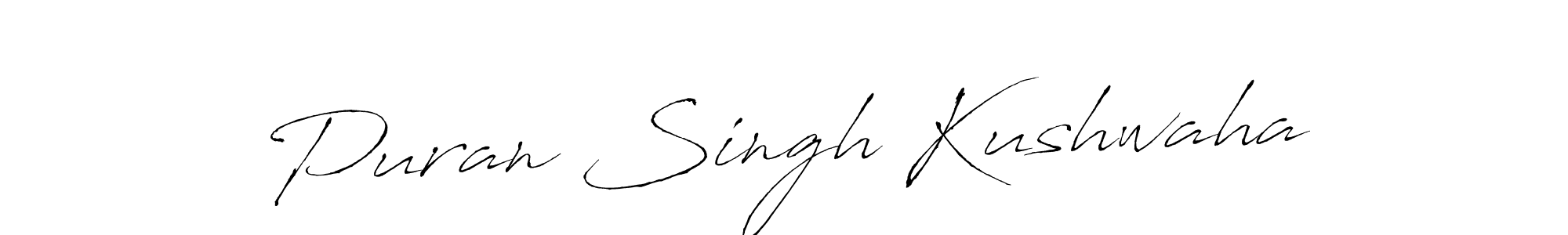 Make a beautiful signature design for name Puran Singh Kushwaha. Use this online signature maker to create a handwritten signature for free. Puran Singh Kushwaha signature style 6 images and pictures png
