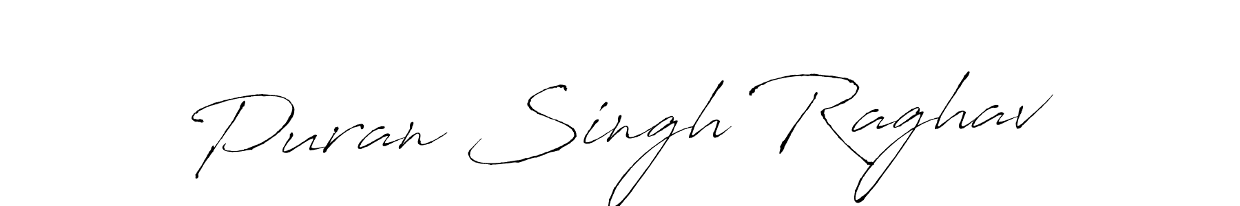 Design your own signature with our free online signature maker. With this signature software, you can create a handwritten (Antro_Vectra) signature for name Puran Singh Raghav. Puran Singh Raghav signature style 6 images and pictures png