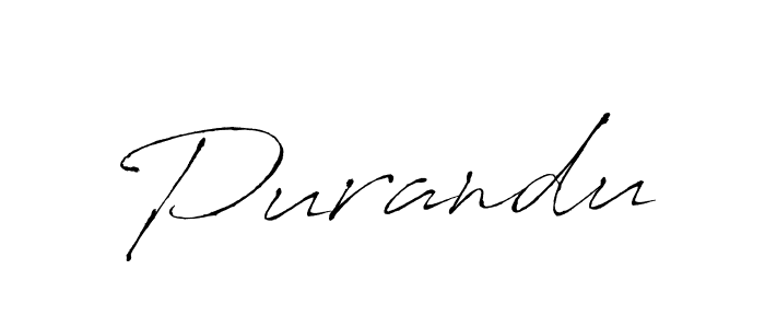Use a signature maker to create a handwritten signature online. With this signature software, you can design (Antro_Vectra) your own signature for name Purandu. Purandu signature style 6 images and pictures png