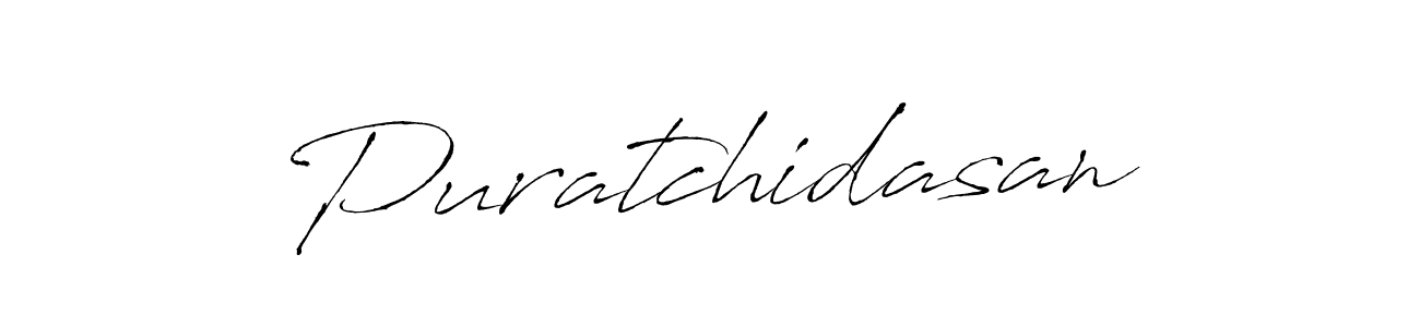 You should practise on your own different ways (Antro_Vectra) to write your name (Puratchidasan) in signature. don't let someone else do it for you. Puratchidasan signature style 6 images and pictures png