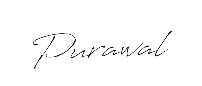 Also we have Purawal name is the best signature style. Create professional handwritten signature collection using Antro_Vectra autograph style. Purawal signature style 6 images and pictures png