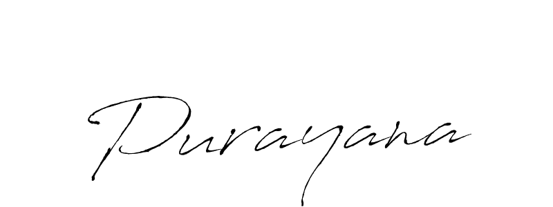 How to make Purayana name signature. Use Antro_Vectra style for creating short signs online. This is the latest handwritten sign. Purayana signature style 6 images and pictures png