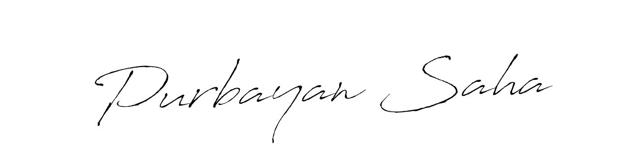 Also we have Purbayan Saha name is the best signature style. Create professional handwritten signature collection using Antro_Vectra autograph style. Purbayan Saha signature style 6 images and pictures png