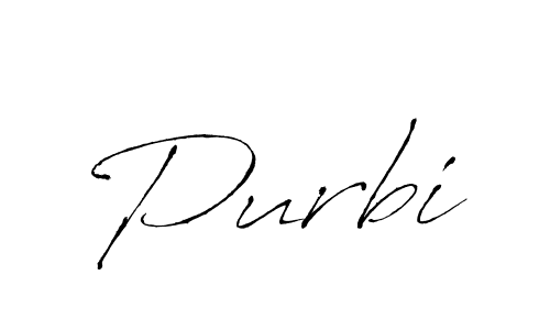 How to make Purbi name signature. Use Antro_Vectra style for creating short signs online. This is the latest handwritten sign. Purbi signature style 6 images and pictures png