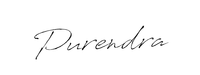 Make a beautiful signature design for name Purendra. With this signature (Antro_Vectra) style, you can create a handwritten signature for free. Purendra signature style 6 images and pictures png