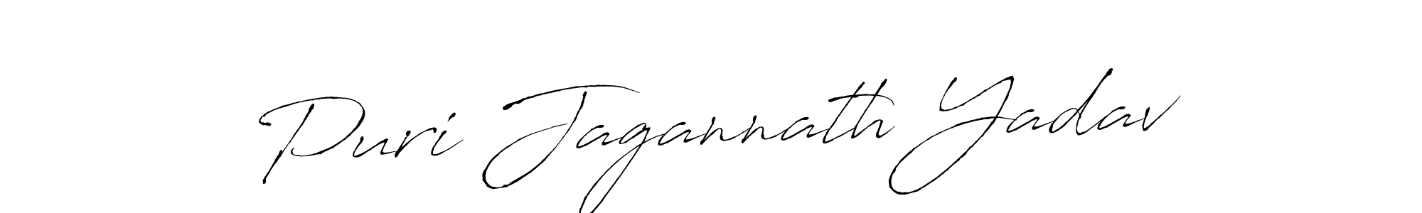 It looks lik you need a new signature style for name Puri Jagannath Yadav. Design unique handwritten (Antro_Vectra) signature with our free signature maker in just a few clicks. Puri Jagannath Yadav signature style 6 images and pictures png