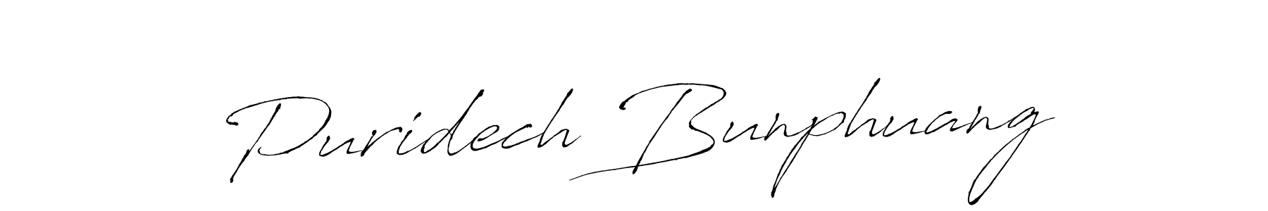 Also we have Puridech Bunphuang name is the best signature style. Create professional handwritten signature collection using Antro_Vectra autograph style. Puridech Bunphuang signature style 6 images and pictures png