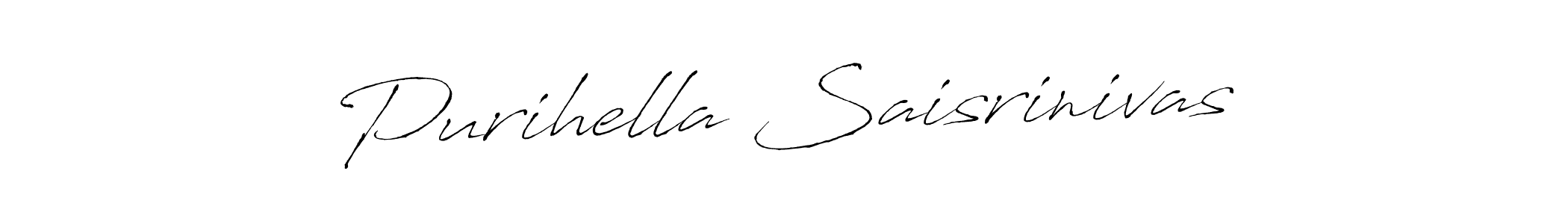 Make a beautiful signature design for name Purihella Saisrinivas. Use this online signature maker to create a handwritten signature for free. Purihella Saisrinivas signature style 6 images and pictures png