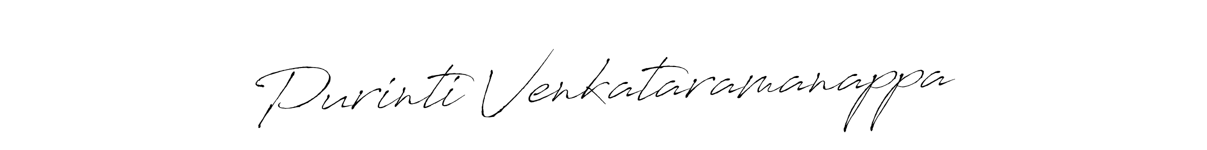 Use a signature maker to create a handwritten signature online. With this signature software, you can design (Antro_Vectra) your own signature for name Purinti Venkataramanappa. Purinti Venkataramanappa signature style 6 images and pictures png