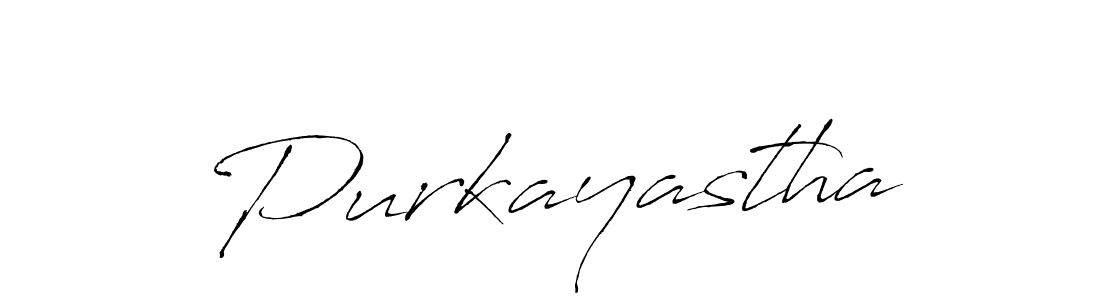 Purkayastha stylish signature style. Best Handwritten Sign (Antro_Vectra) for my name. Handwritten Signature Collection Ideas for my name Purkayastha. Purkayastha signature style 6 images and pictures png