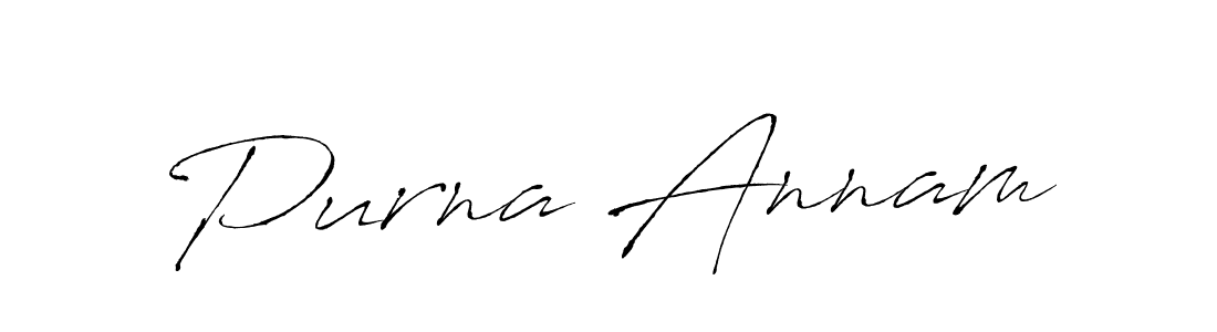 How to make Purna Annam signature? Antro_Vectra is a professional autograph style. Create handwritten signature for Purna Annam name. Purna Annam signature style 6 images and pictures png