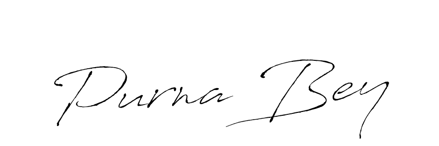 Also we have Purna Bey name is the best signature style. Create professional handwritten signature collection using Antro_Vectra autograph style. Purna Bey signature style 6 images and pictures png