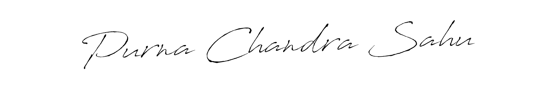 Create a beautiful signature design for name Purna Chandra Sahu. With this signature (Antro_Vectra) fonts, you can make a handwritten signature for free. Purna Chandra Sahu signature style 6 images and pictures png