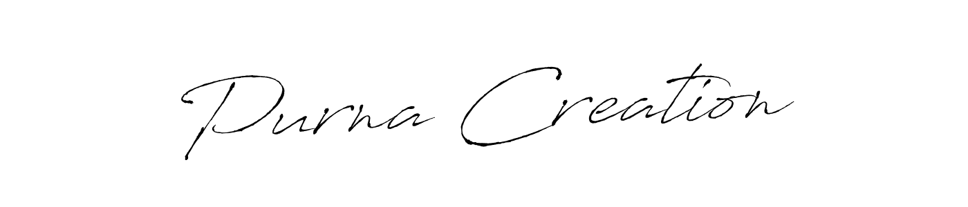 Similarly Antro_Vectra is the best handwritten signature design. Signature creator online .You can use it as an online autograph creator for name Purna Creation. Purna Creation signature style 6 images and pictures png