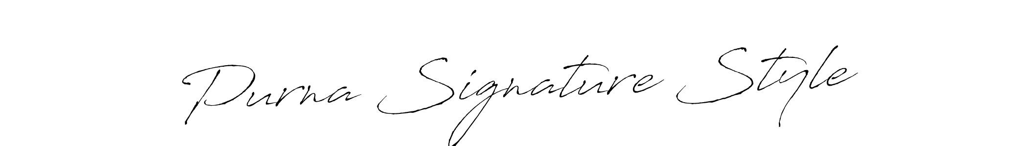 You should practise on your own different ways (Antro_Vectra) to write your name (Purna Signature Style) in signature. don't let someone else do it for you. Purna Signature Style signature style 6 images and pictures png