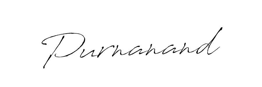 Design your own signature with our free online signature maker. With this signature software, you can create a handwritten (Antro_Vectra) signature for name Purnanand. Purnanand signature style 6 images and pictures png