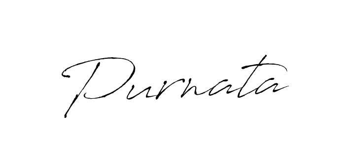 Make a beautiful signature design for name Purnata. With this signature (Antro_Vectra) style, you can create a handwritten signature for free. Purnata signature style 6 images and pictures png