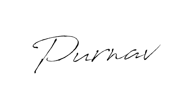 Also we have Purnav name is the best signature style. Create professional handwritten signature collection using Antro_Vectra autograph style. Purnav signature style 6 images and pictures png