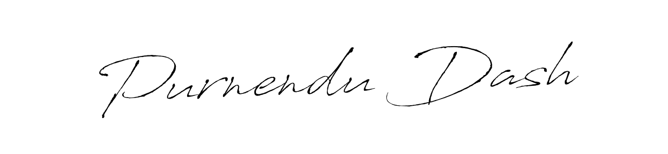 Make a beautiful signature design for name Purnendu Dash. With this signature (Antro_Vectra) style, you can create a handwritten signature for free. Purnendu Dash signature style 6 images and pictures png