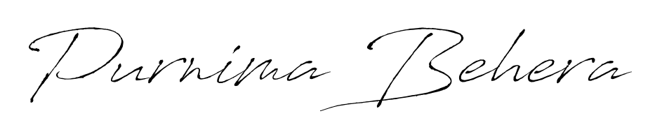 Express your personality with a custom Purnima Behera signature crafted with Antro_Vectra typography. Free transparent PNG download available. Purnima Behera signature style 6 images and pictures png