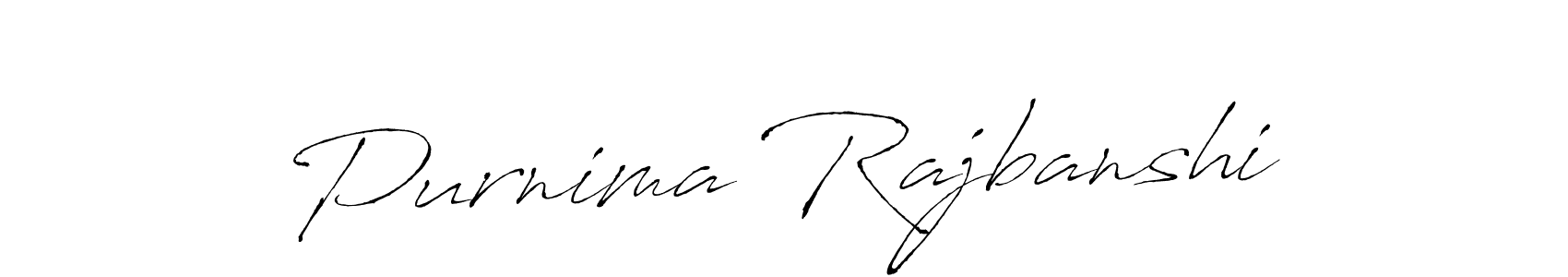 Create a beautiful signature design for name Purnima Rajbanshi. With this signature (Antro_Vectra) fonts, you can make a handwritten signature for free. Purnima Rajbanshi signature style 6 images and pictures png