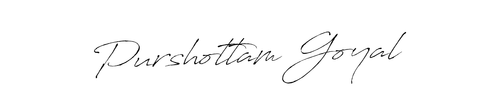 Antro_Vectra is a professional signature style that is perfect for those who want to add a touch of class to their signature. It is also a great choice for those who want to make their signature more unique. Get Purshottam Goyal name to fancy signature for free. Purshottam Goyal signature style 6 images and pictures png