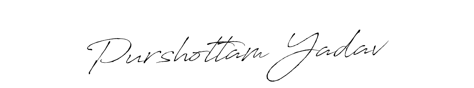 Antro_Vectra is a professional signature style that is perfect for those who want to add a touch of class to their signature. It is also a great choice for those who want to make their signature more unique. Get Purshottam Yadav name to fancy signature for free. Purshottam Yadav signature style 6 images and pictures png