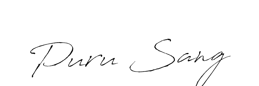 Make a beautiful signature design for name Puru Sang. Use this online signature maker to create a handwritten signature for free. Puru Sang signature style 6 images and pictures png