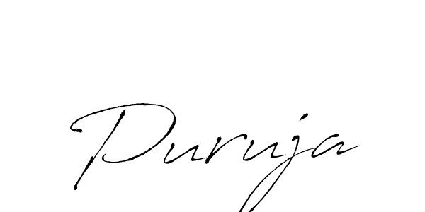 Make a beautiful signature design for name Puruja. Use this online signature maker to create a handwritten signature for free. Puruja signature style 6 images and pictures png