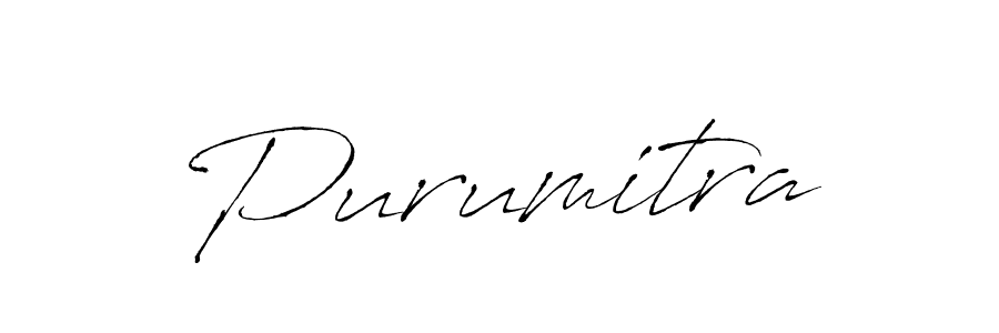 Design your own signature with our free online signature maker. With this signature software, you can create a handwritten (Antro_Vectra) signature for name Purumitra. Purumitra signature style 6 images and pictures png