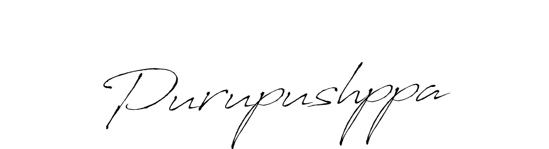 Purupushppa stylish signature style. Best Handwritten Sign (Antro_Vectra) for my name. Handwritten Signature Collection Ideas for my name Purupushppa. Purupushppa signature style 6 images and pictures png