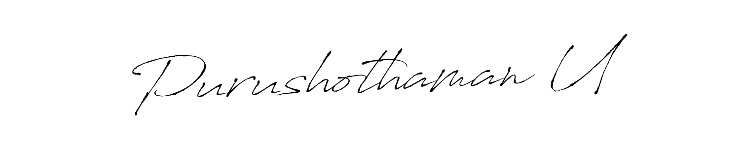 This is the best signature style for the Purushothaman U name. Also you like these signature font (Antro_Vectra). Mix name signature. Purushothaman U signature style 6 images and pictures png