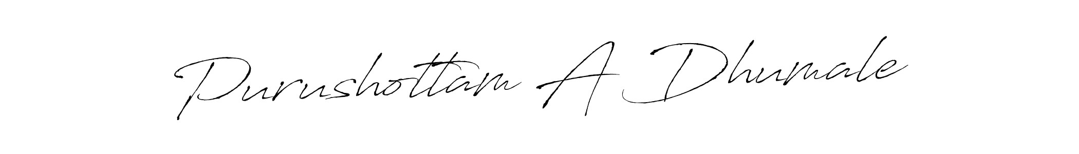 Make a beautiful signature design for name Purushottam A Dhumale. Use this online signature maker to create a handwritten signature for free. Purushottam A Dhumale signature style 6 images and pictures png