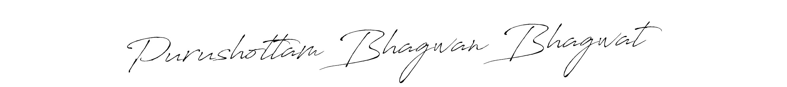 Make a beautiful signature design for name Purushottam Bhagwan Bhagwat. With this signature (Antro_Vectra) style, you can create a handwritten signature for free. Purushottam Bhagwan Bhagwat signature style 6 images and pictures png